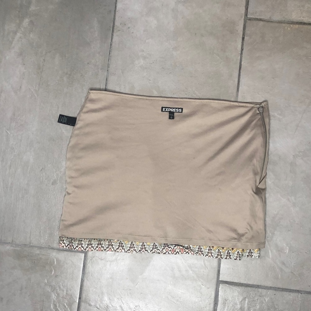 Express Chevron Style Sequence Mini Skirt - image 5